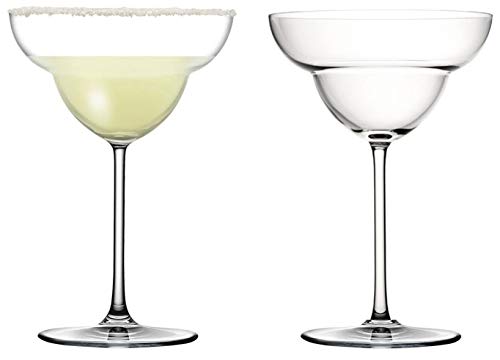 Topkapi Elite 250.783 – Margarita XXL Kristallglas Cosmopolitan Cocktail Glas 40 cl (400 ml), bleifreies Kristall Glas, 2 Stück Profi Glas von Topkapi