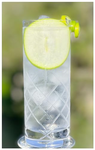 Topkapi Gin Tonic Gläser Milano Moni I 4 Stück XL Größe I Spülmaschinenfest I Bleifreies Kristallglas I Bruchresistent I Made in Germany I ~390 ml I Exzellent für Gin Tonic, Mojito, Caipirinha von Topkapi