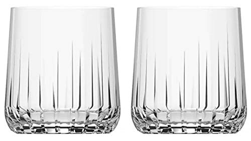 Topkapi Whisky Glas McKlinsey mit für Whisky, Whisky on the Rocks, Drinks, Bar & Lounge Serie, H ~8,5 cm, V ~310 ml, 2 + 1 = 3 Stück von Topkapi