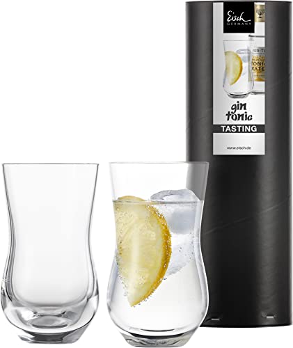 Topkapi elite 251.181 Gin Tonic Tasting Glas Set Tommy I 2 Stück Spezielle Gin Tonic Gläser I Spülmaschinenfest I Handarbeit I Bleifreies Kristallglas I Made in Germany von Topkapi