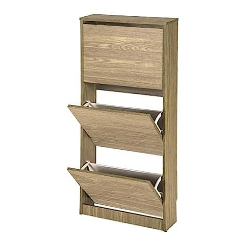 Topkit Schuhschrank Congo 50AB 16.5 x 54 x 123 cm Eiche von Topkit