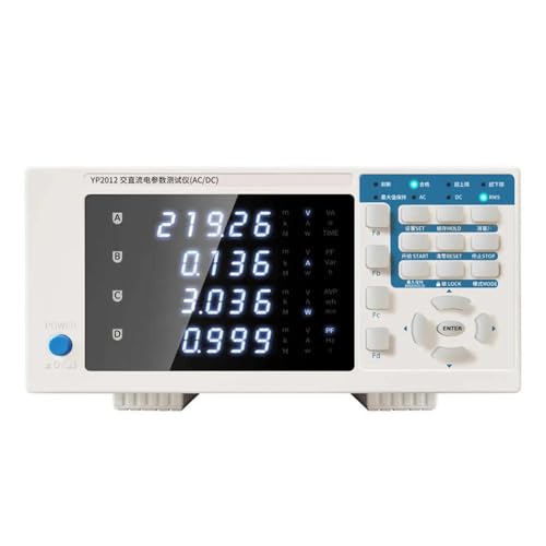 Toplionace 0,2% Hochpräziser AC/DC-Effektivwert-Tester für Elektrische Parameter, Digitaler Leistungsmesser, Hochpräziser Analysator 2012 (20A) von Toplionace