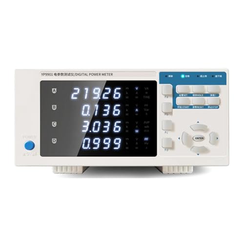 Toplionace 0,2% Hochpräziser Wechselstromparametertester, Digitales Leistungsmessgerät, Hochpräziser Analysator, Elektrisches Instrument 9901 (AC80A) von Toplionace