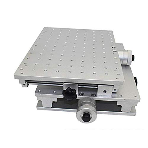 Toplionace Beweglicher Tisch mit 2 Achsen, Tragbarer Tisch 2D Werkbänke XY für Laser Markierungs Graviermaschine 220 * 300mm von Toplionace