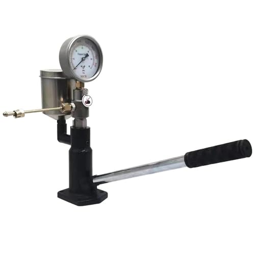 Toplionace Handgedrückter Drucktester für Kraftstoffeinspritzdüsen Von Edelstahl für Dieselmotoren, Zerstäubungserkennung, Maximaler Druck 60 Mpa von Toplionace