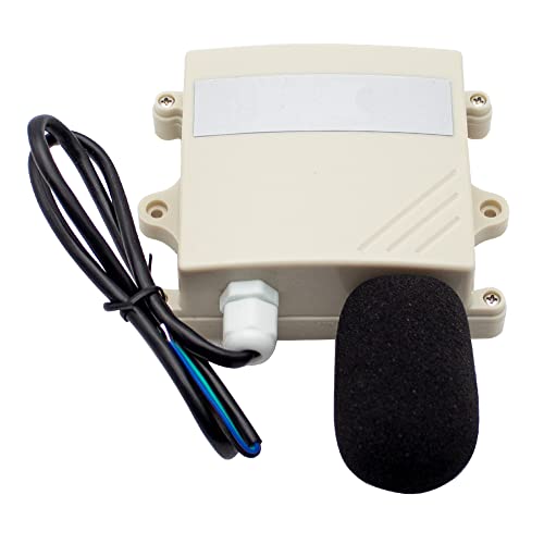 Toplionace IP65 Geräuschmesser, 30-120DB Schallsensor Umgebungsgeräusche Online Überwachung Geräuschübertragung Dezibel Detektor Schallpegelmesser (4-20mA) von Toplionace