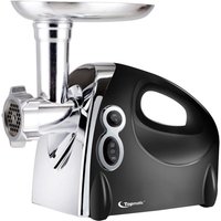 MG-1200.3 schwarz elektrischer Fleischwolf 1200W Edelstahl Rückwärtslauf Sicherheitsschalter von Topmatic