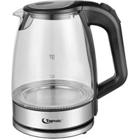 Topmatic Glas-Wasserkocher GWK-2200.9C schwarz Kunststoff ca. 1,8 l von Topmatic