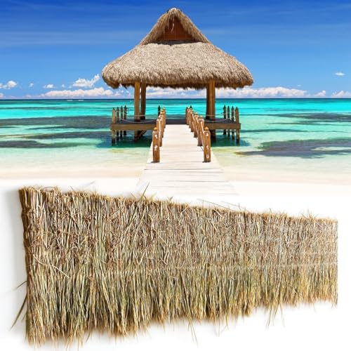 Palmenrolle,strohdach Palmendach,palmenblätter Deko,Dachhütte-Grasmatte,bambusmatte,Regendicht Und Langlebig,Hawaii Palmhdach Tropical Decorative,Strandparty-Sonnenschirm,900 * 80cm Palmenrolle,strohdach Palmendach,palmenblätter Deko,Dachhütte-Grasmatte,bambusmatte,Regendicht Und Langlebig,Hawaii Palmhdach Tropical Decorative,Strandparty-Sonnenschirm,900 * 80cm von Topook