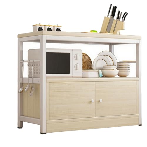 Topook Küchenbäckerregal Mit Offenen Ablagefächern,Küchenregal Stehend Mit Breiter Arbeitsfläche Und Seitenschutz,Küchenaufbewahrung Organizer Mit Haken,Praktisches Für Die Küche Topook Küchenbäckerregal Mit Offenen Ablagefächern,Küchenregal Stehend Mit Breiter Arbeitsfläche Und Seitenschutz,Küchenaufbewahrung Organizer Mit Haken,Praktisches Für Die Küche von Topook