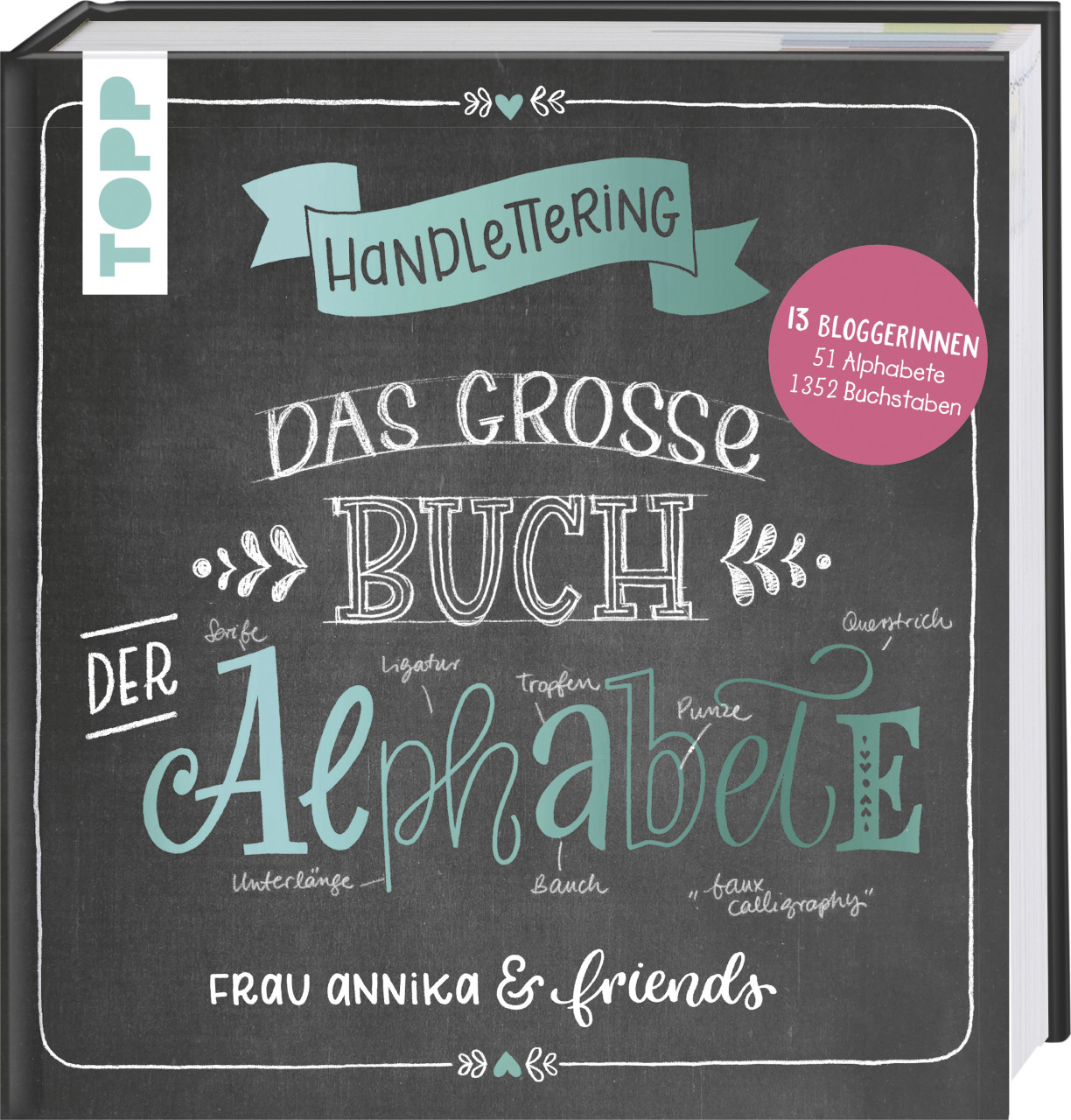Handlettering -Das große Buch der Alphabete Handlettering -Das große Buch der Alphabete von Topp