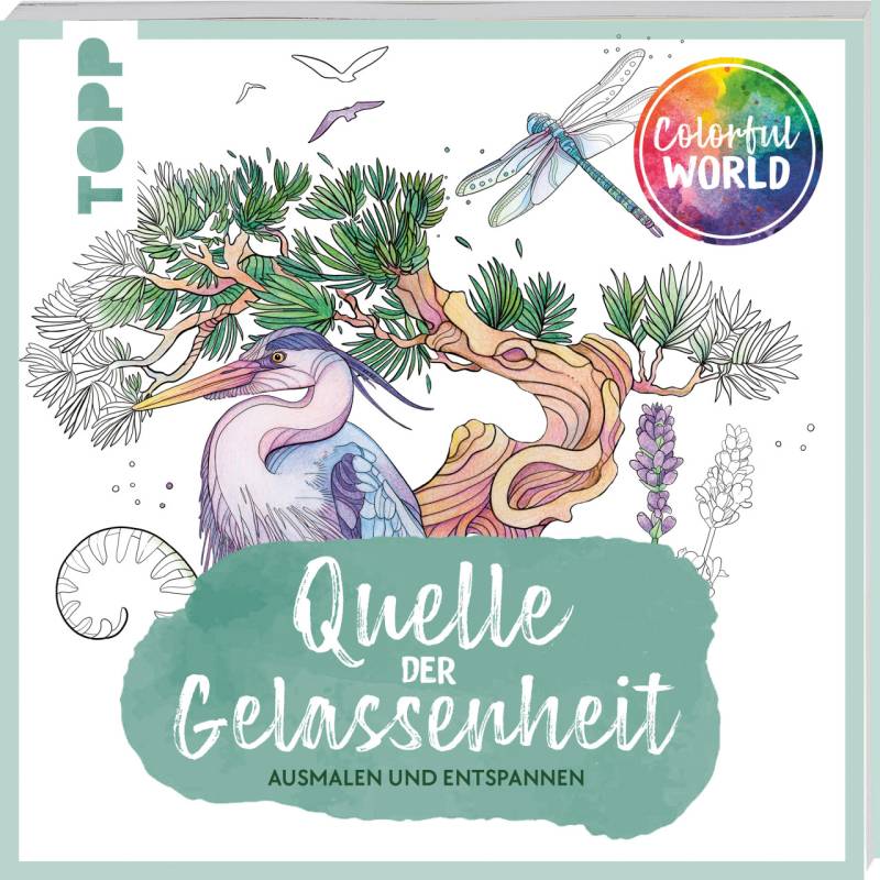 Malbuch Colorful World - Quelle der Gelassenheit von Topp