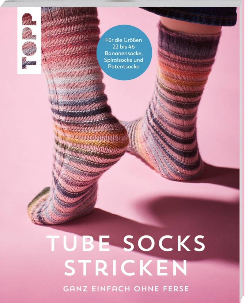 Tube Socks stricken - ganz einfach ohne Ferse von Topp