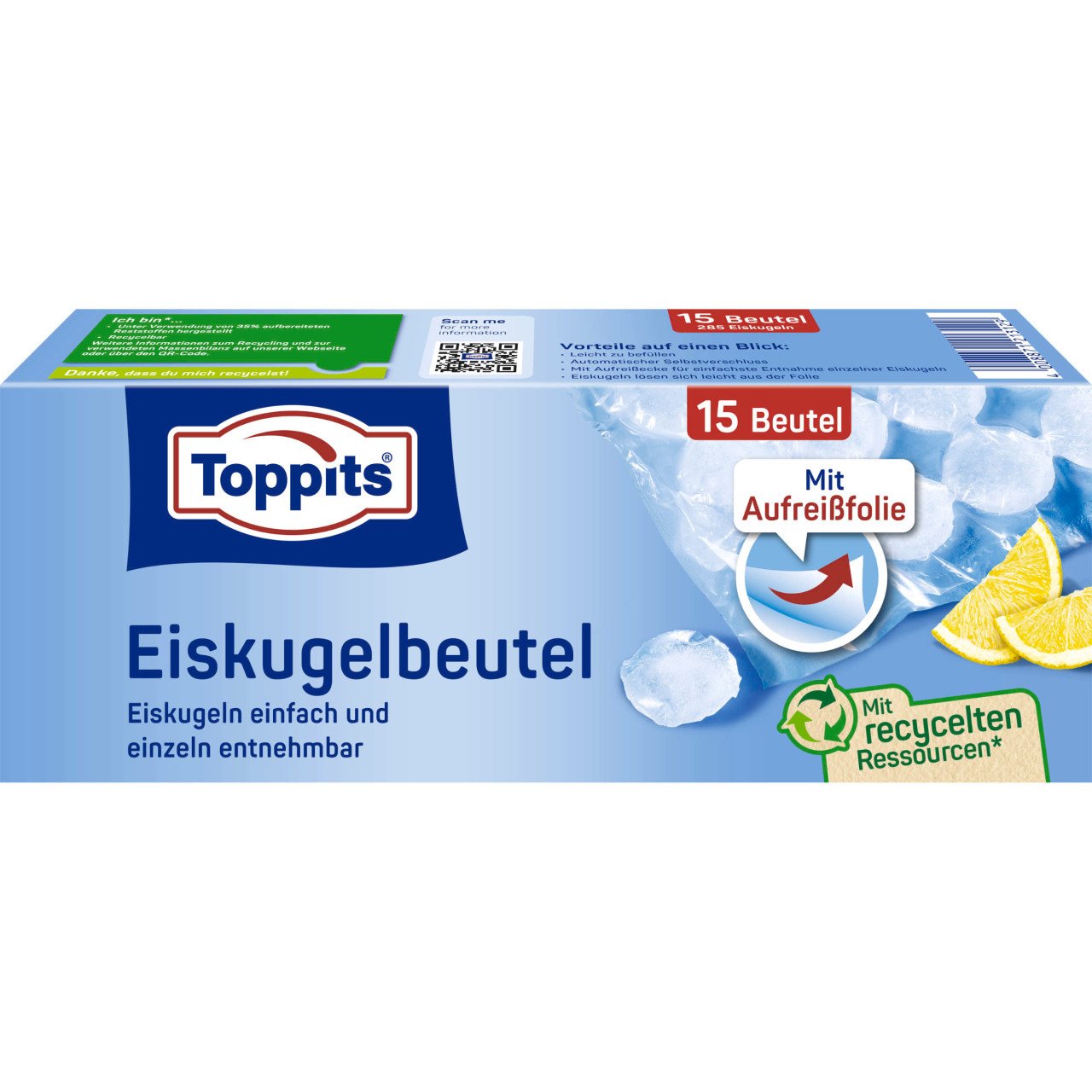Toppits Eiskugelbeutel 15 Stück von Toppits