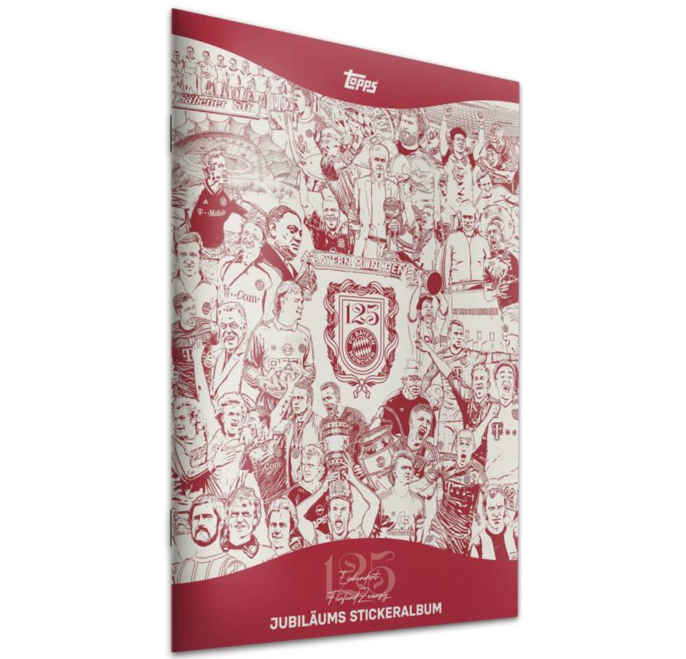 Topps Bücher-Adventskalender FC Bayern München - 125 Jahre - Sammelsticker - 1 Sammelalbum Topps Bücher-Adventskalender FC Bayern München - 125 Jahre - Sammelsticker - 1 Sammelalbum von Topps