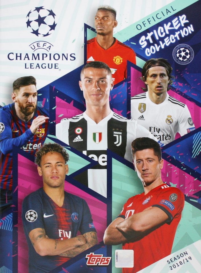 Topps Bücher-Adventskalender TOPPS - Champions League 2018/19 Sticker - 1 Album von Topps
