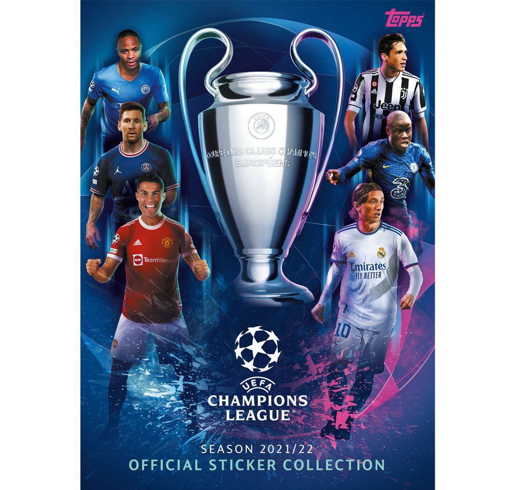 Topps Bücher-Adventskalender TOPPS - Champions League 2021/22 Sticker - 1 Album Topps Bücher-Adventskalender TOPPS - Champions League 2021/22 Sticker - 1 Album von Topps