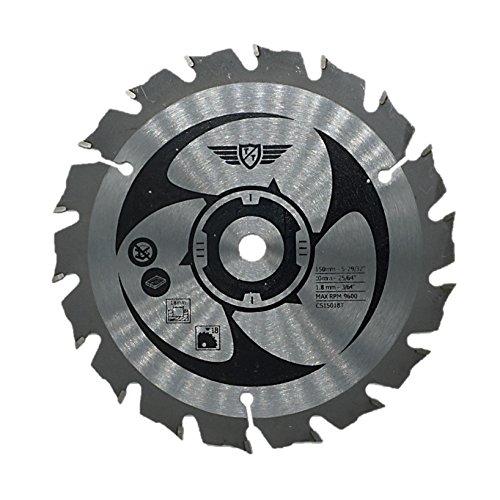 1 x TopsTools CS15018T 150mm 18T 10mm Bohrung TCT CSB150A1 Sägeblätter kompatibel mit Ryobi ONE Plus RWSL1801 18 V R18CSP-0 von TopsTools