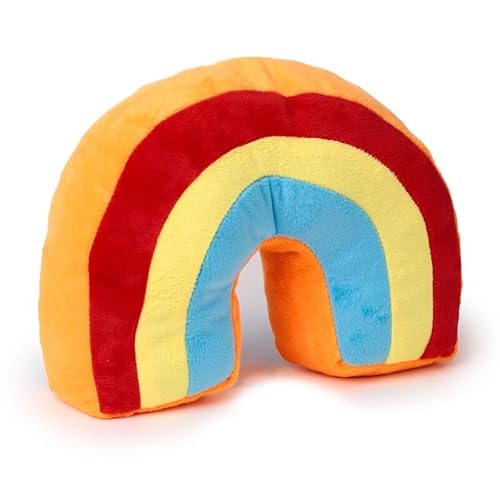 Plüsch Türstopper Tier & Figuren Design – Dekorativer Türhalter schwer & standfest, Türsack als Wohnaccessoire & Geschenkidee (Regenbogen) von Topshop24you
