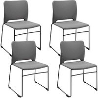 4 Topstar Besucherstühle Visit Lite RE100TB3TB3 hellgrau Stoff 4 Topstar Besucherstühle Visit Lite RE100TB3TB3 hellgrau Stoff von Topstar
