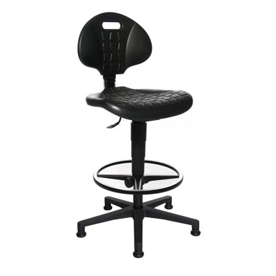 Arbeitsstuhl TEC 20 Counter PU schwarz Arbeitsstuhl TEC 20 Counter PU schwarz von Topstar