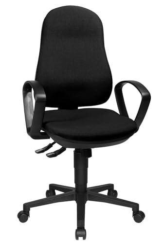 Topstar Support SY Bürostuhl, Schreibtischstuhl, inkl. Armlehnen B2(B), Bezugsstoff schwarz, 55 x 58 x 113 cm Topstar Support SY Bürostuhl, Schreibtischstuhl, inkl. Armlehnen B2(B), Bezugsstoff schwarz, 55 x 58 x 113 cm von TOPSTAR