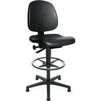Arbeitsdrehstuhl TEC40 Counter Bodengleiter+Fußring PUR-Schaum schwarz 590-840mm - 72240 PU0T - Topstar Arbeitsdrehstuhl TEC40 Counter Bodengleiter+Fußring PUR-Schaum schwarz 590-840mm - 72240 PU0T - Topstar von Topstar