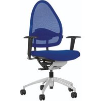 TOPSTAR Bürodrehstuhl Open Base 10 J470TT38 max. 120kg schwarz/blau von Topstar