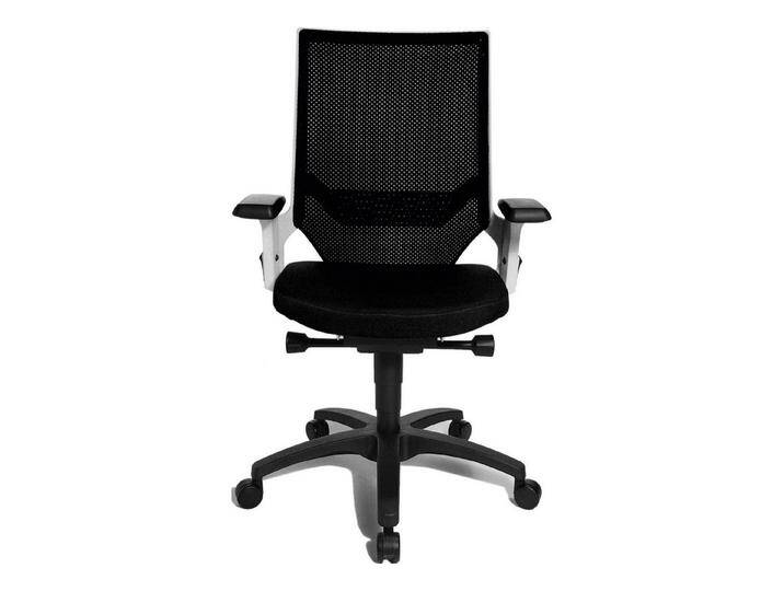 TOPSTAR Drehstuhl Drehstuhl Autosyncron 1 AU130AT20 weiß/schwarz, schwarz von Topstar