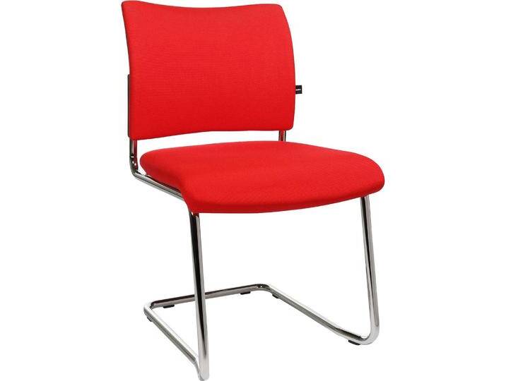 Topstar, Bürostuhl, Freischwinger SEAT POINT, Netz oder Polster, ohne Armlehnen, stapelbar, im 2er-Set von Topstar