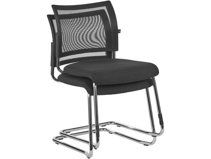 Topstar, Stühle, Freischwinger SEAT POINT, Netz oder Polster, ohne Armlehnen, stapelbar, im 2er-Set von Topstar