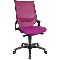 Topstar Bürostuhl Autosynchron®-1, AU1000 T33 Stoff lila, Gestell schwarz von Topstar