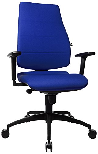 Topstar Bürostuhl Syncro Soft inkl. höhenverstellbare Armlehne blau von TOPSTAR