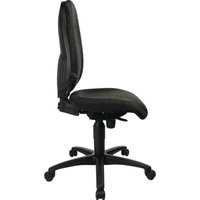 Topstar - Bürodrehstuhl mit Synchrontechnik anthrazit 450-550 mm ohne Armlehnen von Topstar