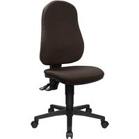 Topstar Bürostuhl Point 60, 8160G08 Stoff braun, Gestell schwarz von Topstar