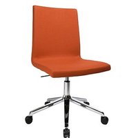 Topstar Besucherstuhl Cube EA390 L54 orange Stoff von Topstar