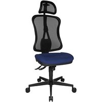 Topstar Bürostuhl Head Point SY, HE200 G26X Stoff blau, Gestell schwarz von Topstar