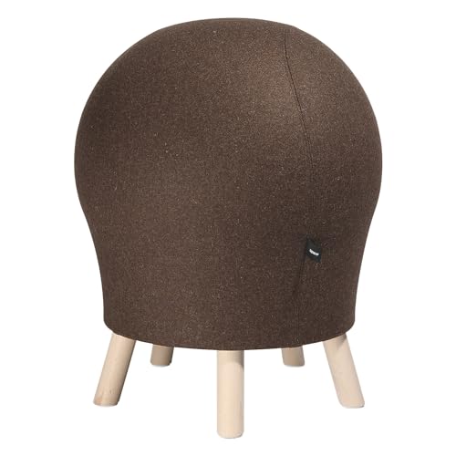 Topstar Sitzhocker Sitness 5 Alpine Filzoptik braun von TOPSTAR