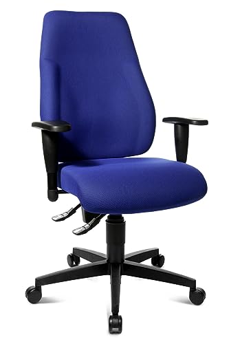 Topstar Bürostuhl Lady Sitness inkl. höhenverstellbaren Armlehnen schwarz/blau von TOPSTAR