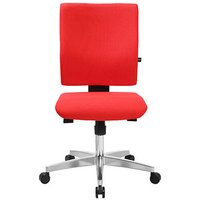 Topstar Bürostuhl Lightstar 10, LS19W0G21 Stoff rot, Gestell alu von Topstar