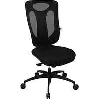 Topstar Bürostuhl Net Pro 100, NN100 T200 Stoff schwarz, Gestell schwarz von Topstar