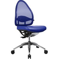 Topstar Bürostuhl Open Base, J490AS18 Stoff blau, Gestell alu von Topstar