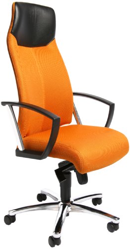 Topstar Bürostuhl High Sit Up inkl. Armlehnen orange von TOPSTAR