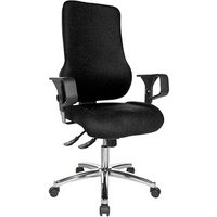 Topstar Bürostuhl Sitness 55, SD69X L50 Stoff schwarz, Gestell chrom von Topstar