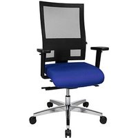 Topstar Bürostuhl Sitness 60, PS69BH W56 Stoff blau, Gestell alu von Topstar