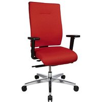 Topstar Bürostuhl Sitness 70, PS79BH W51 Stoff rot, Gestell alu von Topstar