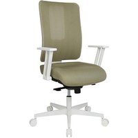 Topstar Bürostuhl Sitness Life 50, FY530E CR88 Stoff beige, Gestell weiß von Topstar