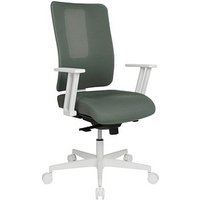 Topstar Bürostuhl Sitness Life 50, FY530E CR22 Stoff grau, Gestell weiß von Topstar