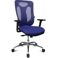 Topstar Bürostuhl Sitness Net Pro 100, NN39T T38 Stoff blau, Gestell alu von Topstar