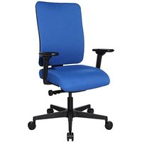 Topstar Bürostuhl Sitness Open X (P) Deluxe mit Schiebesitz, OX60WTW2 T26 Stoff blau, Gestell schwarz von Topstar